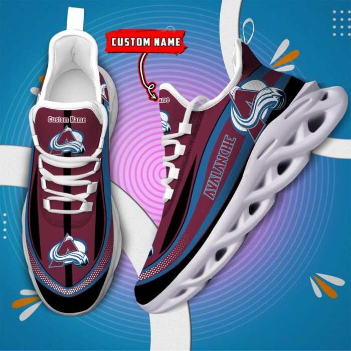 Colorado Avalanche Clunky Max Soul Shoes Ver 2