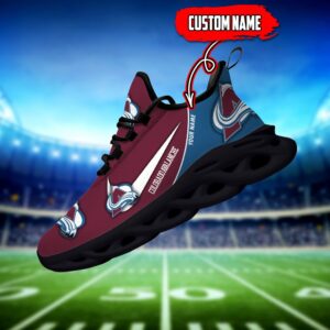 Colorado Avalanche Custom Name NHL New Max Soul Shoes