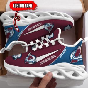 Colorado Avalanche Custom Name NHL New Max Soul Shoes