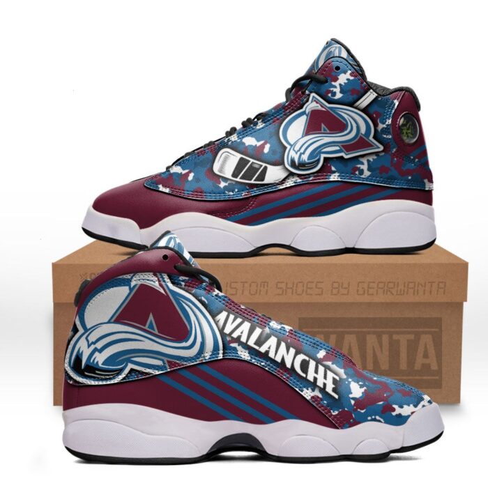 Colorado Avalanche JD13 Sneakers Custom Shoes