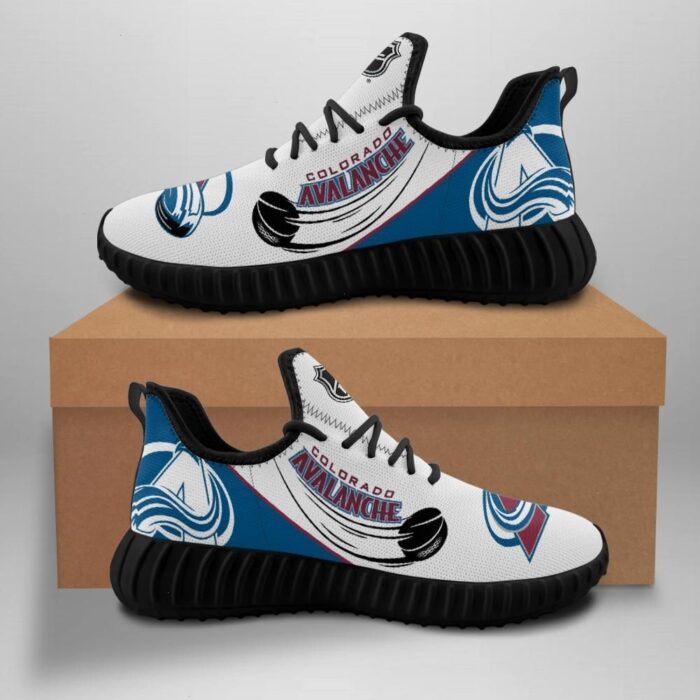 Colorado Avalanche New Hockey Custom Shoes Sport Sneakers Colorado Avalanche Yeezy Boost