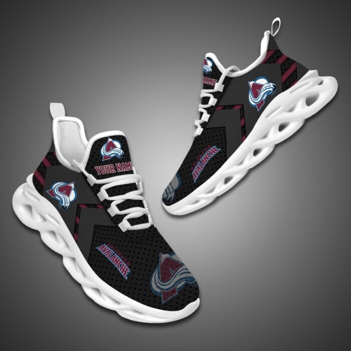 Colorado Avalanche Personalized NHL Luxury Max Soul Shoes