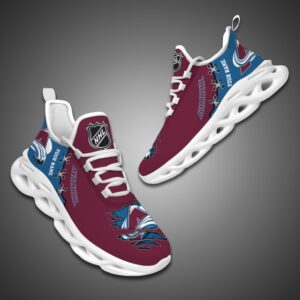 Colorado Avalanche Personalized NHL Max Soul Shoes