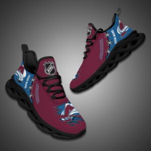 Colorado Avalanche Personalized NHL Max Soul Shoes