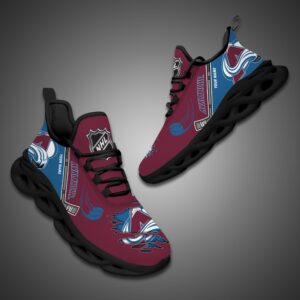 Colorado Avalanche Personalized NHL Max Soul Shoes Ver 2