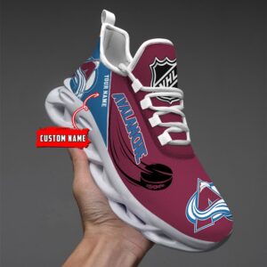 Colorado Avalanche Personalized NHL New Max Soul Shoes