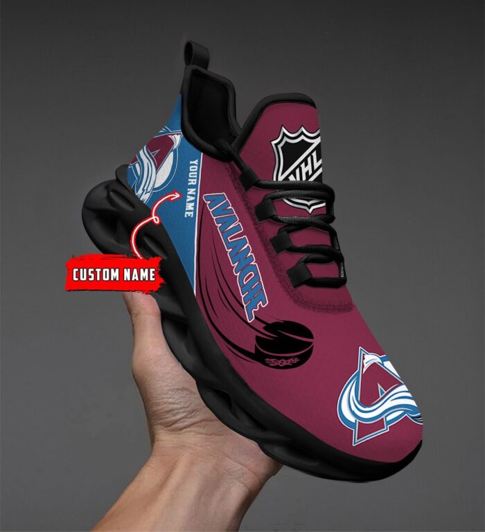 Colorado Avalanche Personalized NHL New Max Soul Shoes