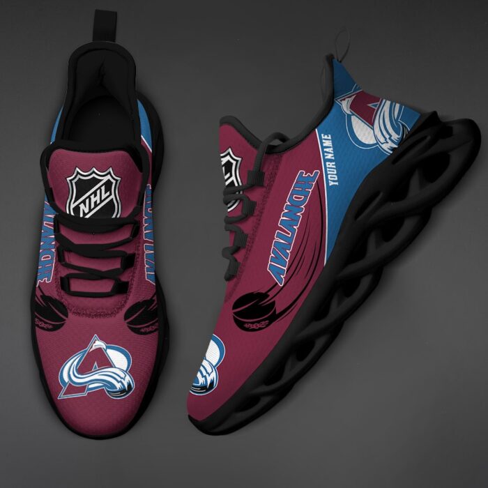 Colorado Avalanche Personalized NHL New Max Soul Shoes