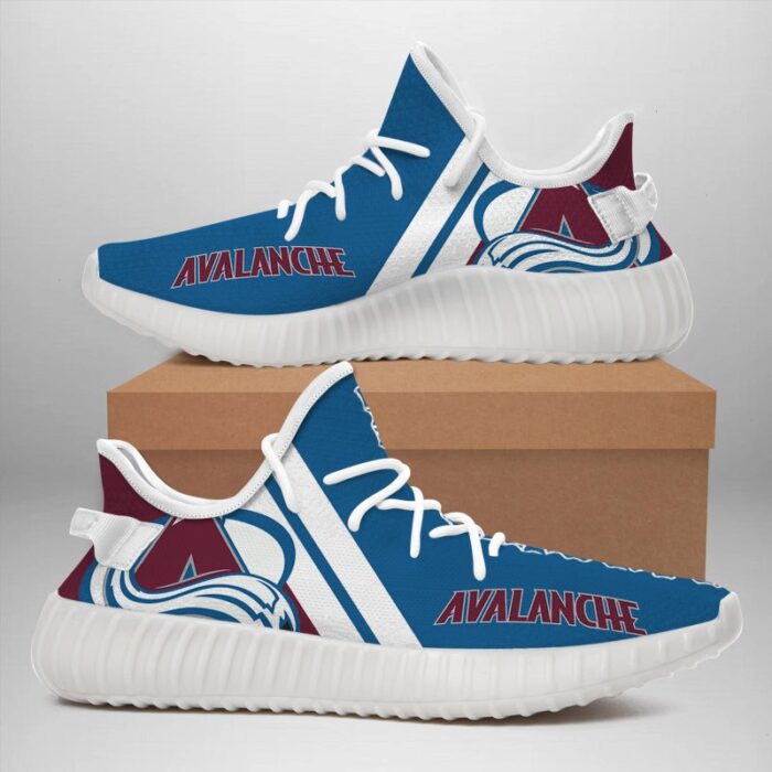 Colorado Avalanche Sneakers Big Logo Yeezy Shoes