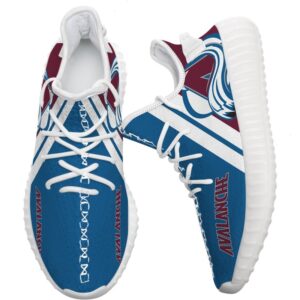 Colorado Avalanche Sneakers Big Logo Yeezy Shoes