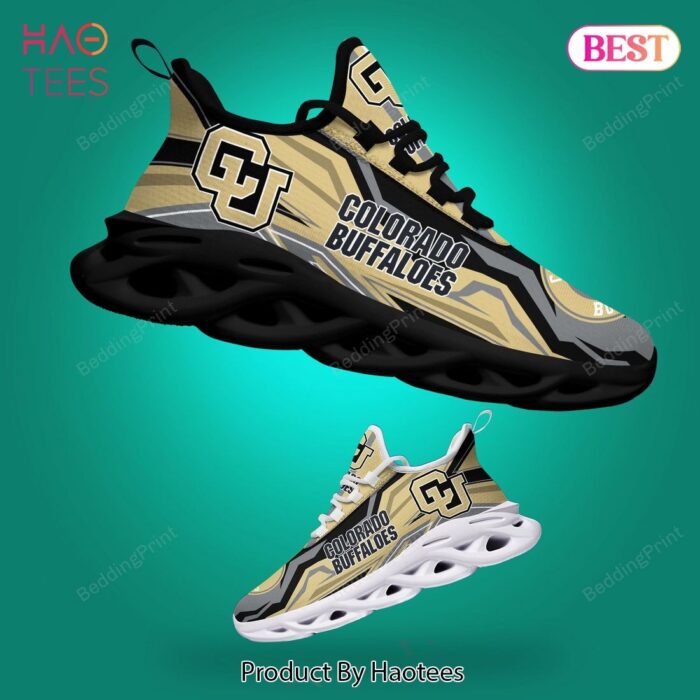 Colorado Buffaloes NCAA Grey Mix Gold Max Soul Shoes