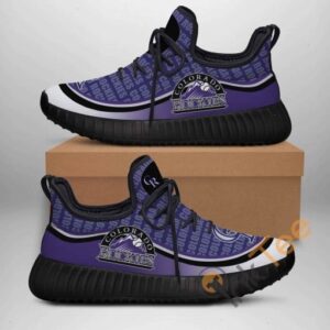 Colorado Rockies Custom Shoes Personalized Name Yeezy Sneakers