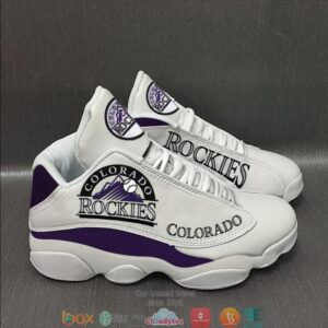 Colorado Rockies Mlb Teams Football Air Jordan 13 Sneaker Shoes