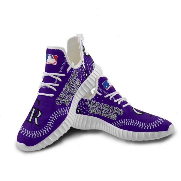 Colorado Rockies Unisex Sneakers New Sneakers Custom Shoes Baseball Yeezy Boost