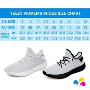 Colorful Line Words Akron Zips Yeezy Shoes