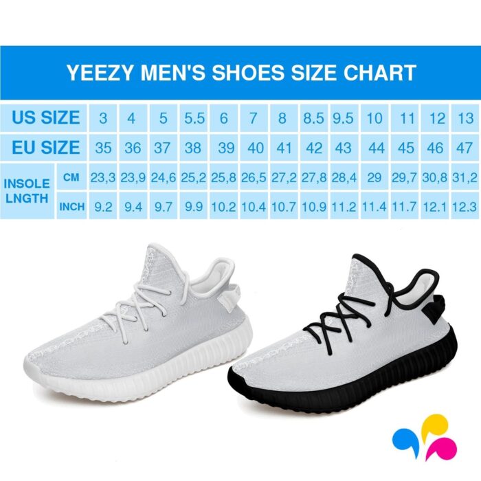 Colorful Line Words Alabama Crimson Tide Yeezy Shoes