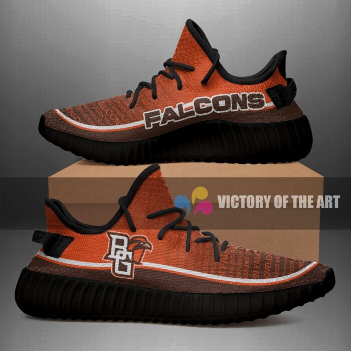 Colorful Line Words Bowling Green Falcons Yeezy Shoes