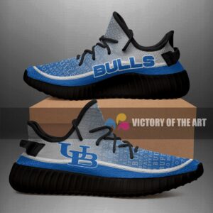 Colorful Line Words Buffalo Bulls Yeezy Shoes