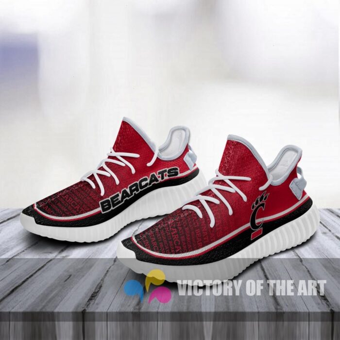 Colorful Line Words Cincinnati Bearcats Yeezy Shoes