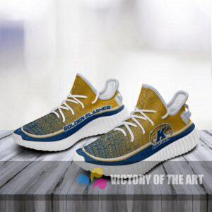 Colorful Line Words Kent State Golden Flashes Yeezy Shoes