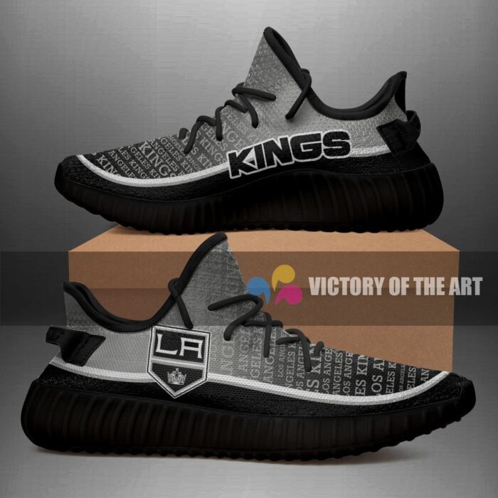 Colorful Line Words Los Angeles Kings Yeezy Shoes