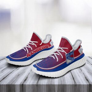 Colorful Line Words New York Rangers Yeezy Shoes