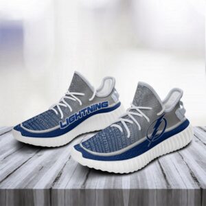 Colorful Line Words Tampa Bay Lightning Yeezy Shoes