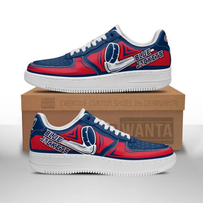 Columbus Blue Jackets Air Sneakers Custom Fan Gift