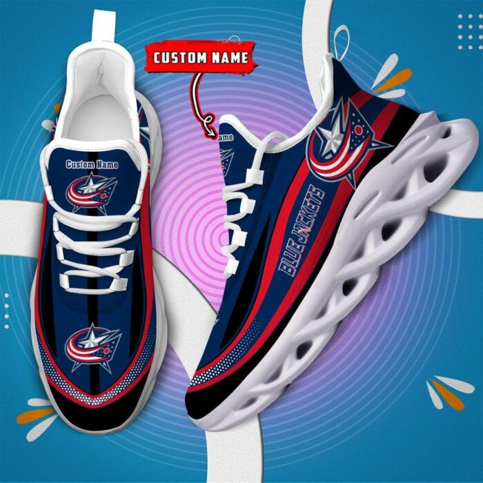 Columbus Blue Jackets Clunky Max Soul Shoes Ver 2