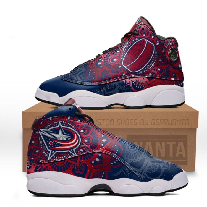 Columbus Blue Jackets Jd 13 Sneakers Custom Shoes