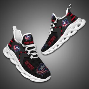 Columbus Blue Jackets Personalized NHL Luxury Max Soul Shoes