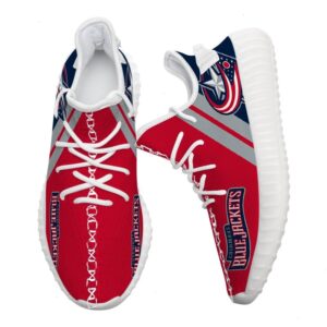 Columbus Blue Jackets Sneakers Big Logo Yeezy Shoes