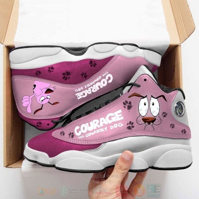 Courage The Cowardly Dog Air Jordan 13 Shoes