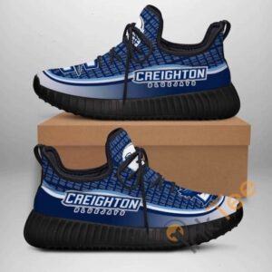 Creighton Bluejays Custom Shoes Personalized Name Yeezy Sneakers