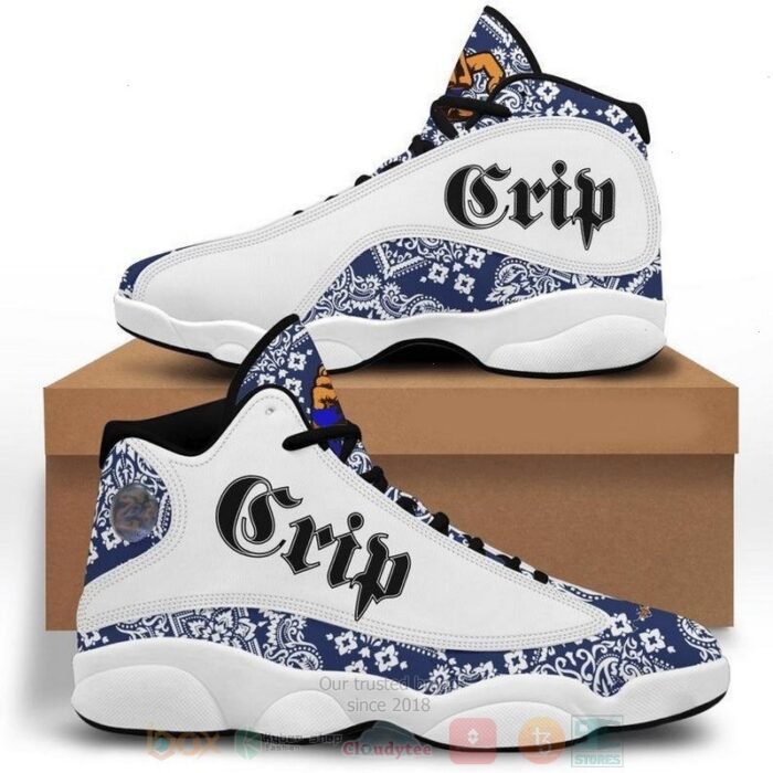 Crips Gang Skull Air Jordan 13 Shoes