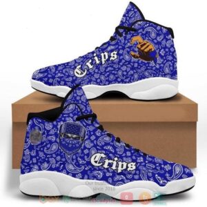 Crips Gang Skull Air Jordan 13 Shoes 2