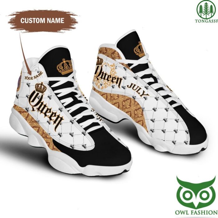 Custom July Queen Jordan 13 Shoes 33