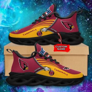 Custom Name Arizona Cardinals Personalized Max Soul Shoes 75