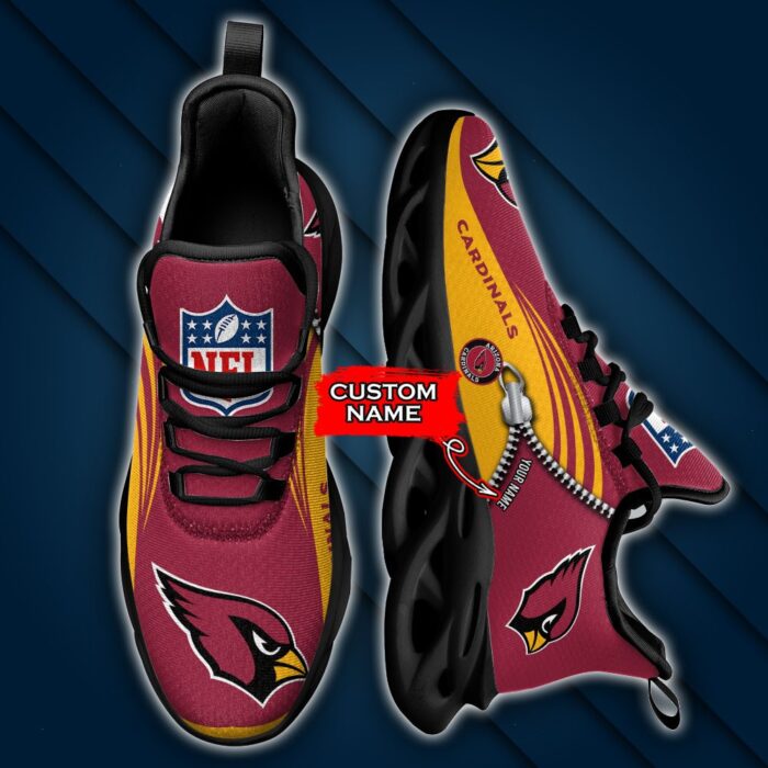 Custom Name Arizona Cardinals Personalized Max Soul Shoes 75