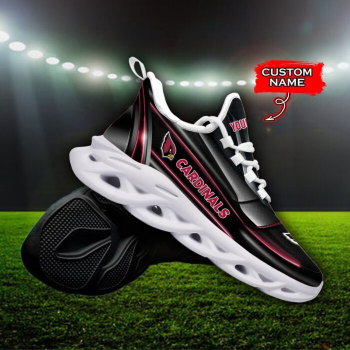 Custom Name Arizona Cardinals Personalized Max Soul Shoes 95