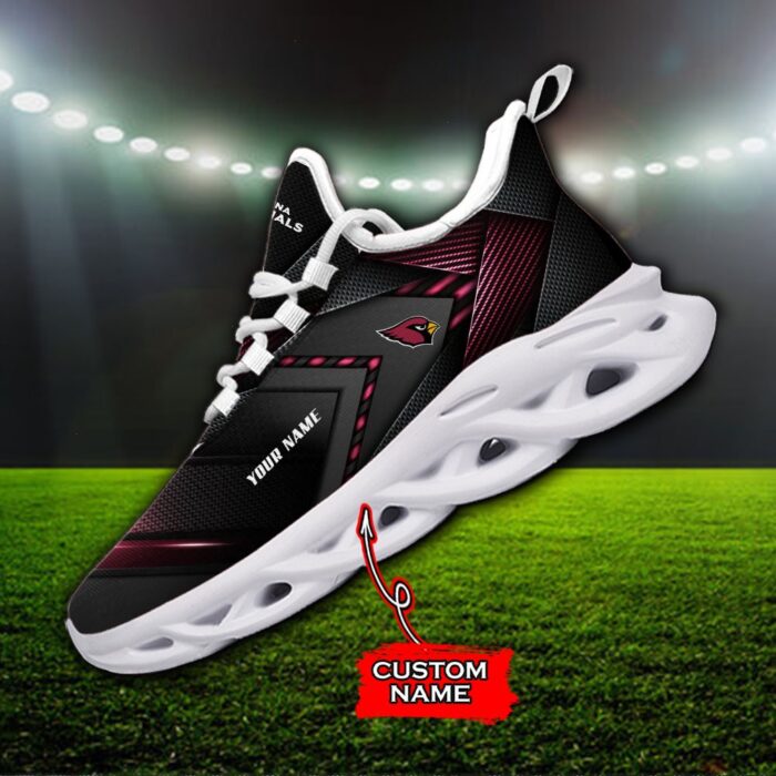 Custom Name Arizona Cardinals Personalized Max Soul Shoes Fan Gift