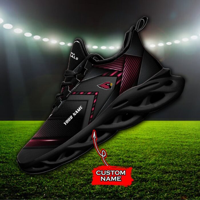 Custom Name Arizona Cardinals Personalized Max Soul Shoes Fan Gift