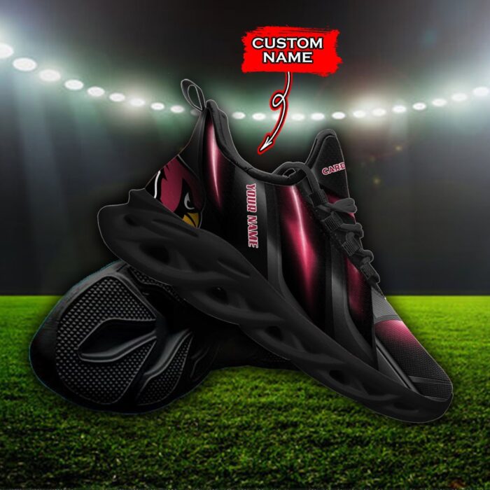 Custom Name Arizona Cardinals Personalized Max Soul Shoes Ver 1