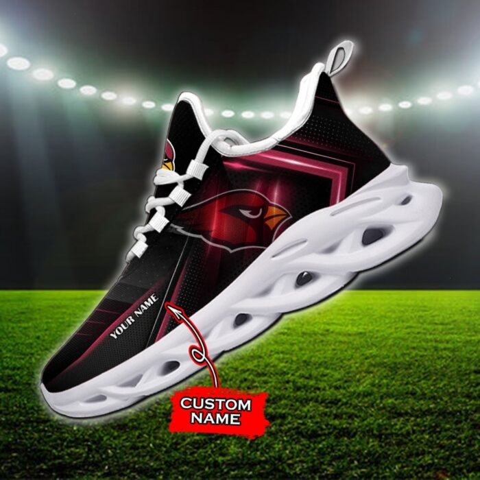 Custom Name Arizona Cardinals Personalized Max Soul Shoes Ver 2