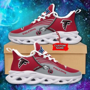 Custom Name Atlanta Falcons Personalized Max Soul Shoes 75