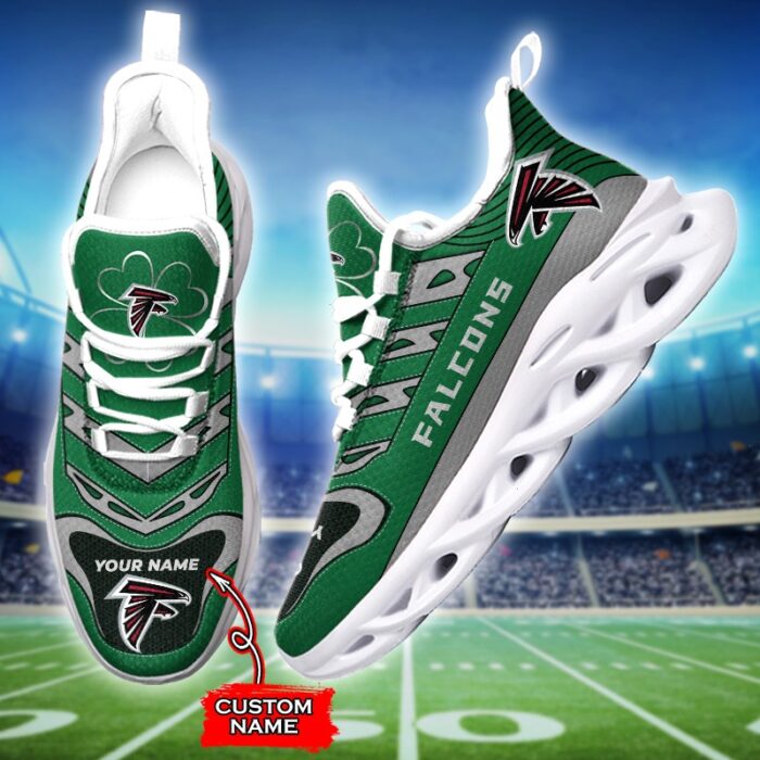 Custom Name Atlanta Falcons Personalized Max Soul Shoes 76