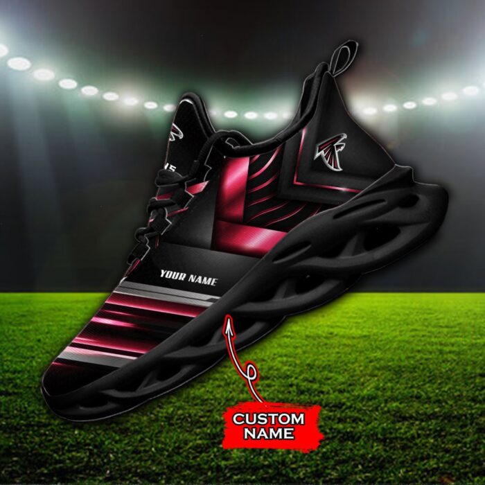 Custom Name Atlanta Falcons Personalized Max Soul Shoes 86