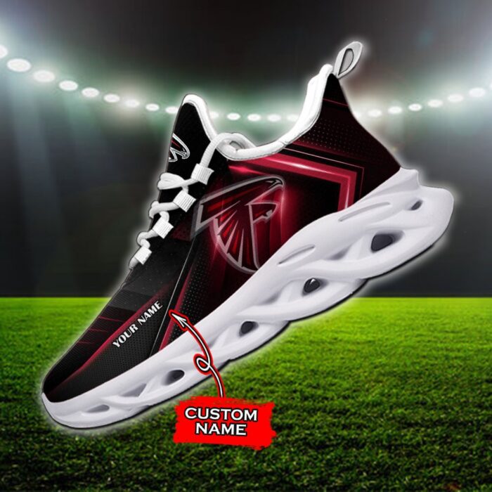 Custom Name Atlanta Falcons Personalized Max Soul Shoes Ver 2