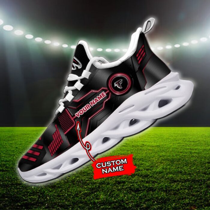 Custom Name Atlanta Falcons Personalized Max Soul Shoes for Fan