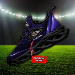 Custom Name Baltimore Ravens Personalized Max Soul Shoes